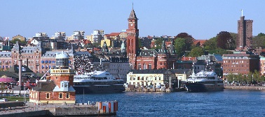 Vacker bild över Sundets Pärla - Helsingborgs hamn !